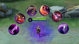 SELENA "PURPLE BUILD" | Lian TV | Mobile Legends