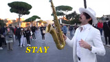 Street Performance | 'Stay' Saxophone Cover