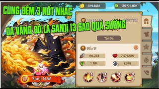 Hải Tặc Đại Chiến - Gấu Thể Hiện Nhân Phẩm Vô Cực Lên Sanji 13sao Trong Vòng 3 Nốt Nhạc =)))
