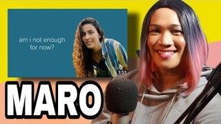 MARO 'AM I NOT ENOUGH [LYRIC VIDEO] REACTION VIDEO