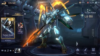 Liên Quân Mobile - Review Skin Lữ Bố Tư Lệnh Robot