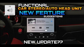 New Update 4.8.6.0? New Feature-Functional Auto Head Unit or Stereo in Car Parking Multiplayer