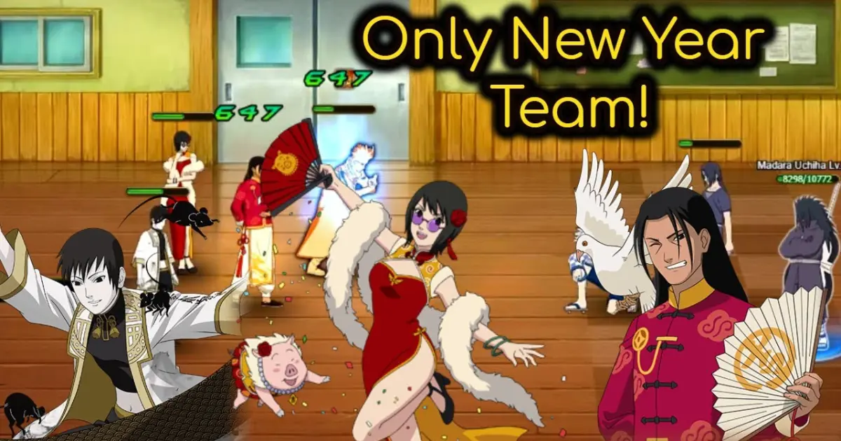 Only New Year Ninjas Team! Naruto Online New Year Shizune New Year