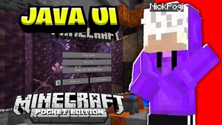 JAVA UI for Minecraft Bedrock 1.17 Caves And Cliffs Update