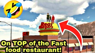 GOING on the ROOFTOP of Fast food restaurants! | Car Parking Multiplayer new update 4.8.2