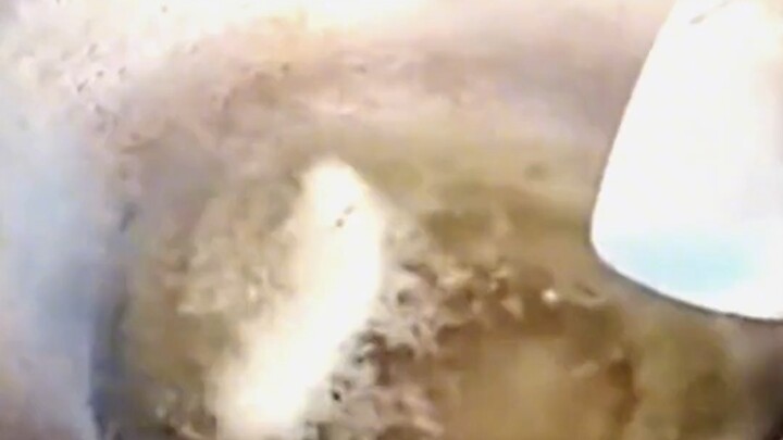 Ikan: Aku cuma keluar sebentar buat cari udara segar, tapi kamu malah nungguin aku dengan panci siap