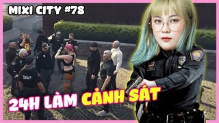 GTA Role Play | Misthy quyết tâm thi cảnh sát. Màn lái xe bắt cướp đi vào lòng đất?! Mixi City #78