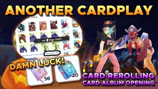 ANOTHER CARDPLAY: CARD ALBUM OPENING & CARD REROLLING - RAGNAROK MOBILE