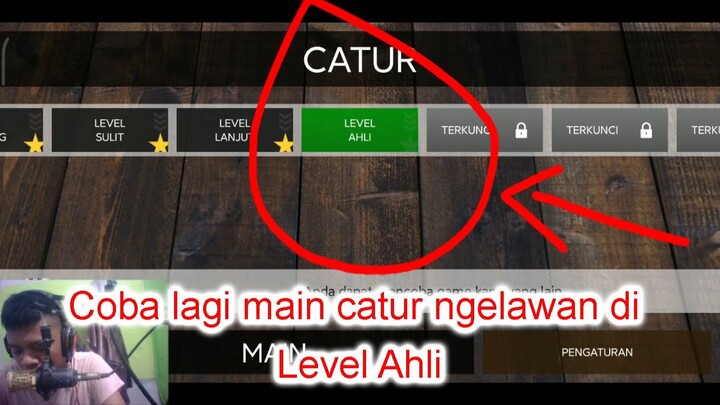 Coba lagi main catur ngelawan di Level Ahli