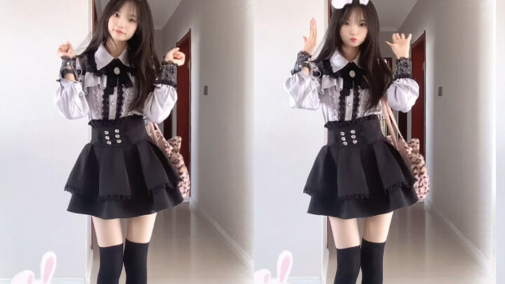 Trưng bày thời trang & nhảy cử chỉ của nữ sinh trung học