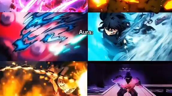 demon slayer characters aura