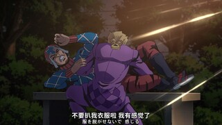 jojo史上最肉的男人！名场面之长椅兄弟情