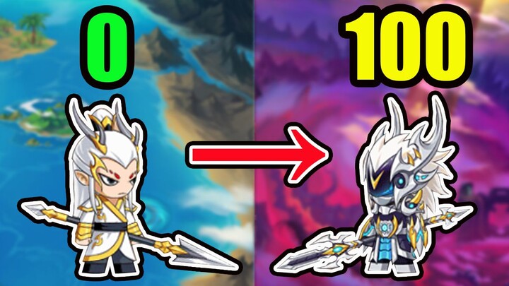 هل تستثمر 100 ألف قسيمة في البداية؟ تحدٍّ لبناء قوة قتالية بـ 1 مليون من الصفر وإكمال اللعبة بعنف | 