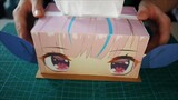 Making tissue box of Minato Aqua. It's easy!