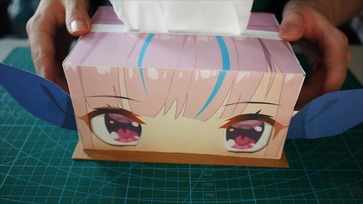 Cách làm hộp đựng giấy Minato Aqua đơn giản dễ hiểu
