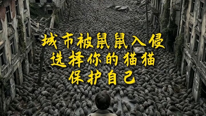 المدينة تعرضت لغزو الفئران، اختر قطتك!