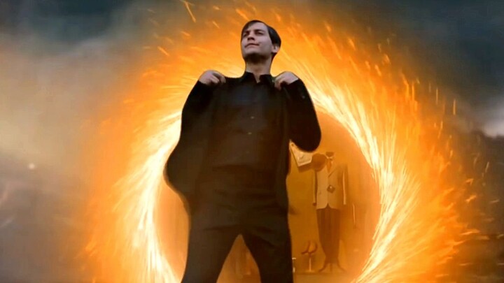 Bully Maguire steps into the final battle and Thanos flees