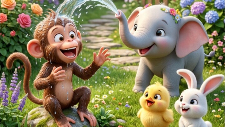Best Water Fight Ever 😂 可爱动物们的水上大战
