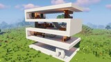 Minecraft | how to build a big modern house in minecraft  (make it easy)