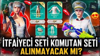 KOMUTAN SETİ | İTFAİYECİ SETİ | ALINMAYACAK MI | TUR YENİLENMESİ NASIL OLACAK | PUBG MOBILE