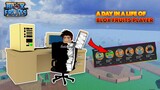 Blox Fruits - A Day in a life of A Normal Player ! | Roblox