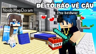 GẶP PRO BEDWARS '' PHONG CẬN '' CÂN TEAM BẢO VỆ MẶP DORAM ĐỂ THẢ THÍNH TRONG MINECRAFT HEROMC