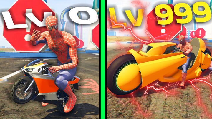 รถจิ๋ว Level1 Vs รถสุดเทพ Level999 ฝ่าด่านผาดโผน! |GTA V Mod