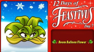 Plants vs Zombies 2: 12 Days of Festivus: DAY 7 Boom Balloon Flower PvZ2