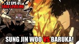 S2 Episode 4 Solo Leveling - Pertarungan Sung Jin Woo Vs Baruka Pemimpin Hyakki Di Dungeon Merah!
