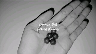 Cannon Ball Cokelat Kunyah