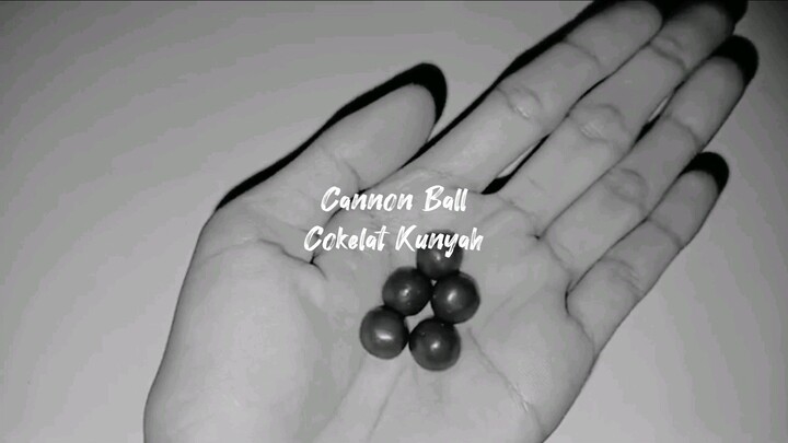Cannon Ball Cokelat Kunyah