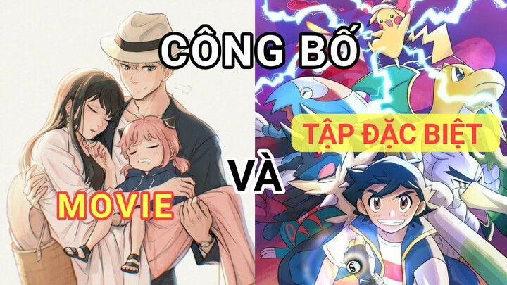 Spy x Family công bố Movie tri ân hành trình 25 năm của Pokémon!!