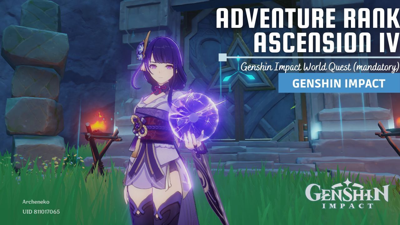 Adventure Rank Ascension 4 (Genshin Impact) - Bilibili