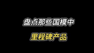 盘点那些在国模中的里程碑产品