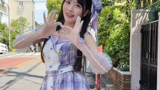 On the streets of Japan, challenging the dance from Yoasobi's "My Dearest Child"