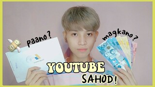 PAANO BA KUMITA SA YOUTUBE? MY FIRST EVER SWELDO! (Exact Amount) | Sean Gervacio