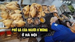 Phở Gà trứng non Tim mề CỰC CHẤT ở quán ăn Đông Khách của vợ chồng người H'mong tại HN