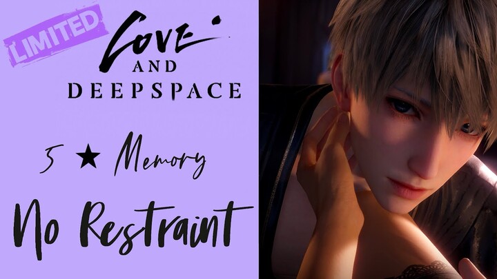 Xavier: No Restraint | 5 Star Memory Kindled | Love and Deepspace | Limited | Misty Invasion