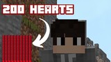 Trying to Die in Minecraft with 200 Hearts!
