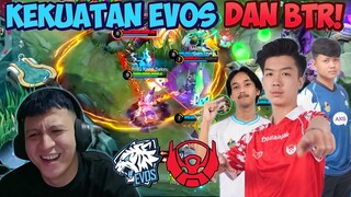 MAIN SERIUS LAWAN KEKUATAN EVOS DAN BTR BENER-BENER KERAS !!