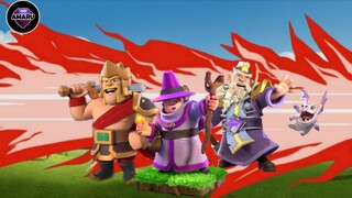Gameplay mini warden + Fireball ☢️🔥 || Clash of Clans Gameplay