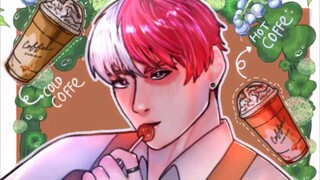 Todoroki shoto speed paint sound by : kobo kanaeru vtuber