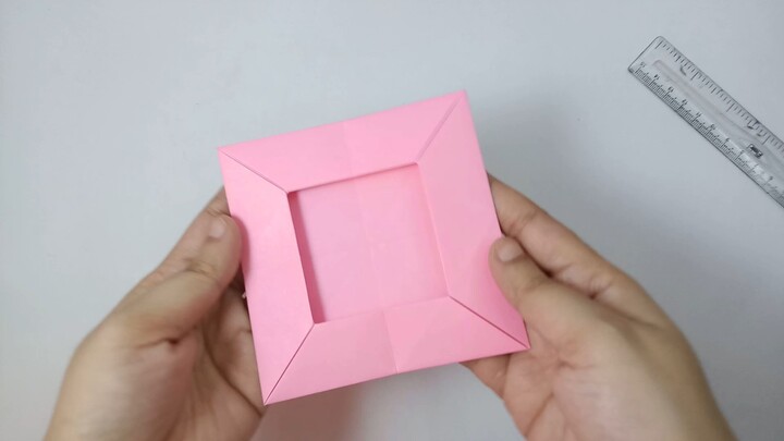 【折纸教程】DIY纸相框 Easy Origami Photo Frame Tutorial