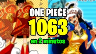 ONE PIECE 1063 en 2 MINUTOS !! F en el Chat | Full Haki Marco