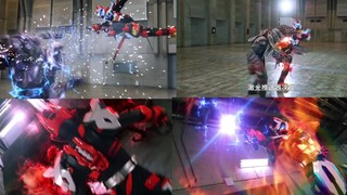 Two laser fighting scenes directed by Sugihara
