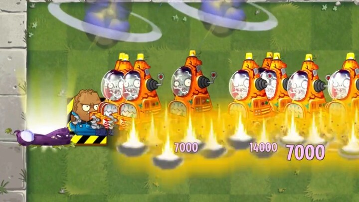 Each plant is infinitely powerful! Fight against 50 barrel zombies - who will win in PvZ 2?