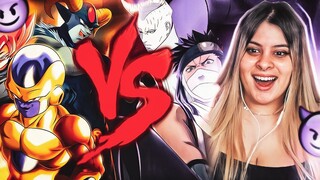 AMASSADOS FOI POUCO KKJKJ | VILÕES DE NARUTO vs VILÕES DE DRAGON BALL| Combate de Rimas ‹ Alpha ›