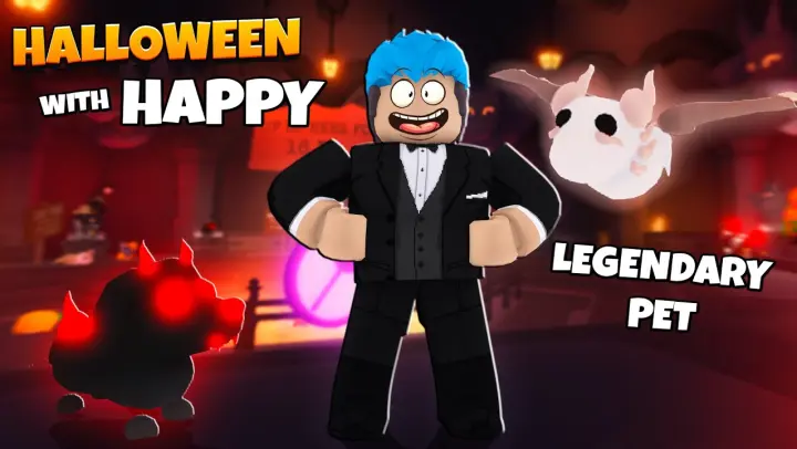 Adopt Me | ROBLOX | Halloween Legendary PET with Happy the Puppy!