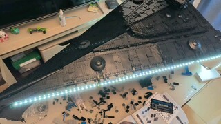 【积木】日蚀级超级歼星舰，历时4个月，10000片超大积木