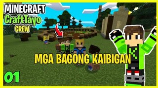 Mga Bagong Kaibigan!|Minecraft Craft Tayo Episode 1(Tagalog)